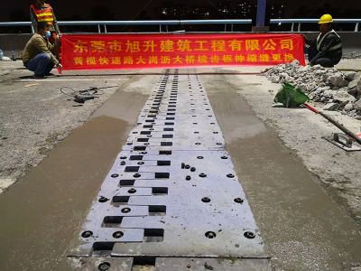 广深高速公路新塘段伸缩缝更换